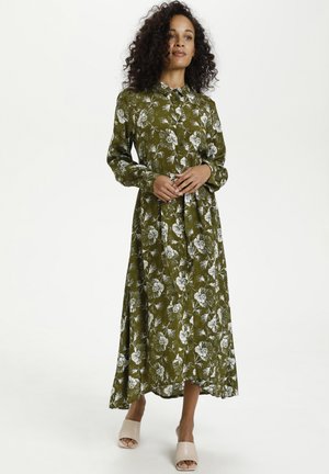 KAMALINE - Robe chemise - grape leaf, chalk flower
