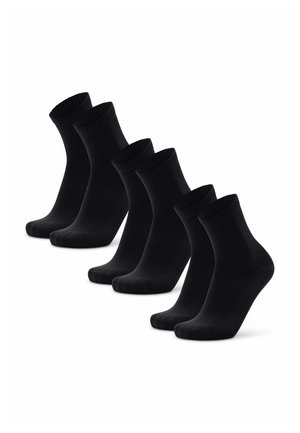 QUARTER 3-PACK - Sportsocken - black