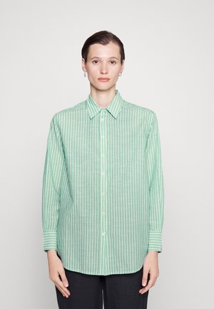 Button-down blouse - green