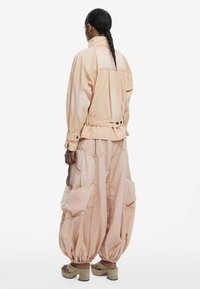Desigual TURTLENECK - Giacca di jeans - pink