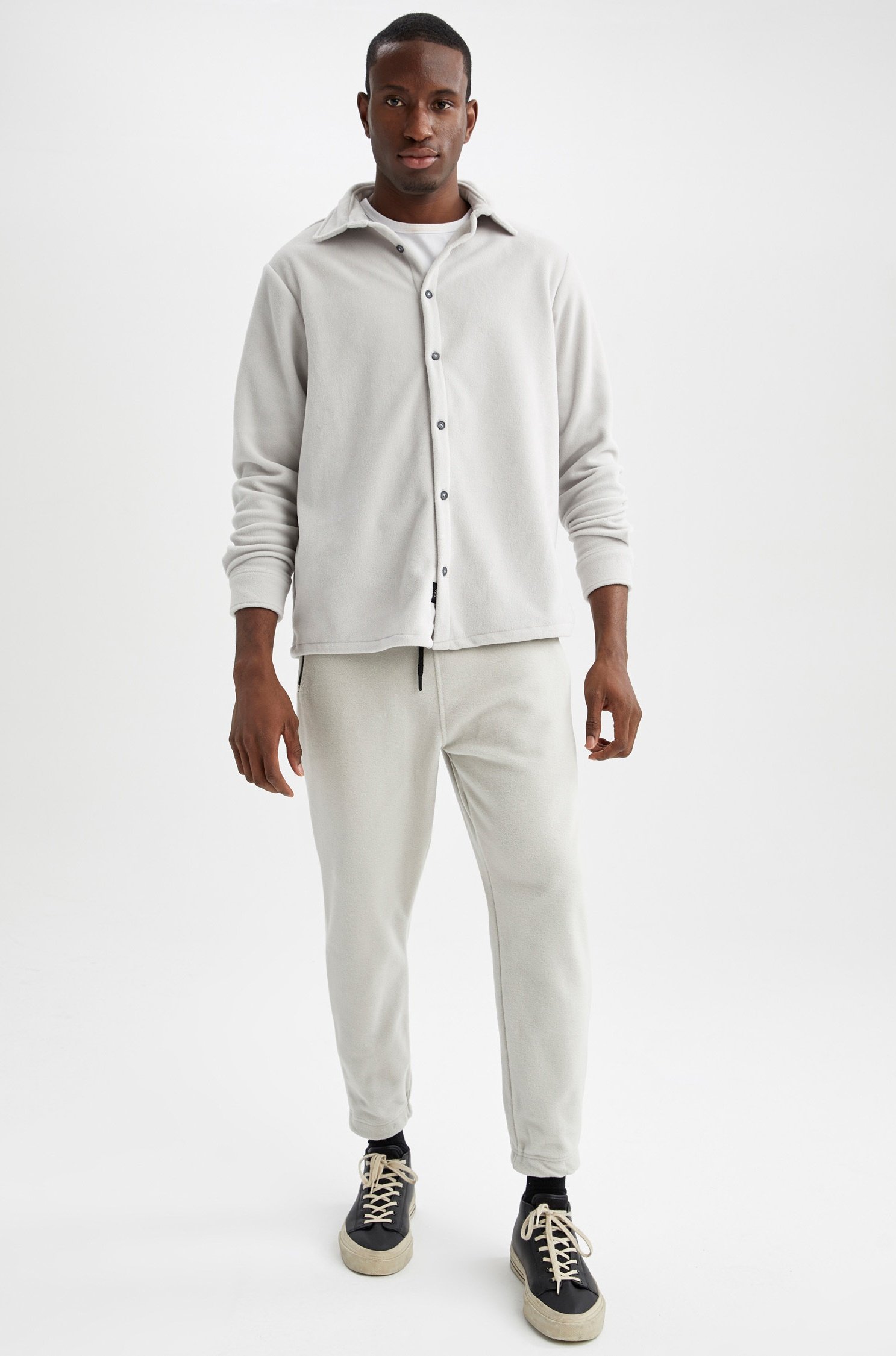 DeFacto REGULAR FIT - Pantaloni sportivi - grey/pietra - Zalando.it