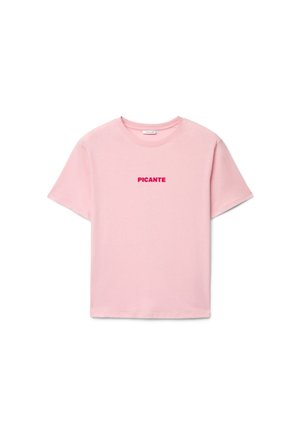 Calliope, T-SHIRT TINTA UNITA - T-shirt con stampa - rosa confetto