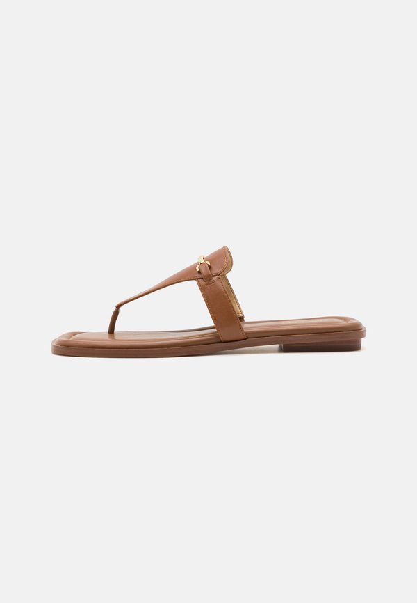 LENA THONG - T-bar sandals - luggage