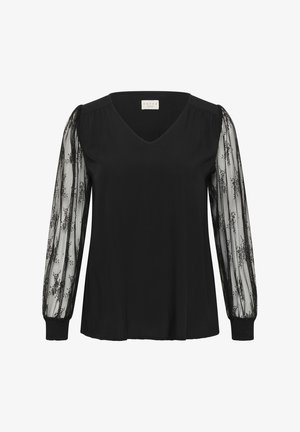 Kaffe Curve Bluse - black deep