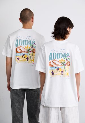 adidas Originals GRAPHIC TEE UNISEX - Print T-shirt - white