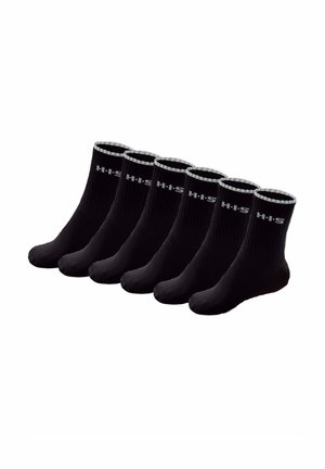 6ER-PACK - Socks - schwarz