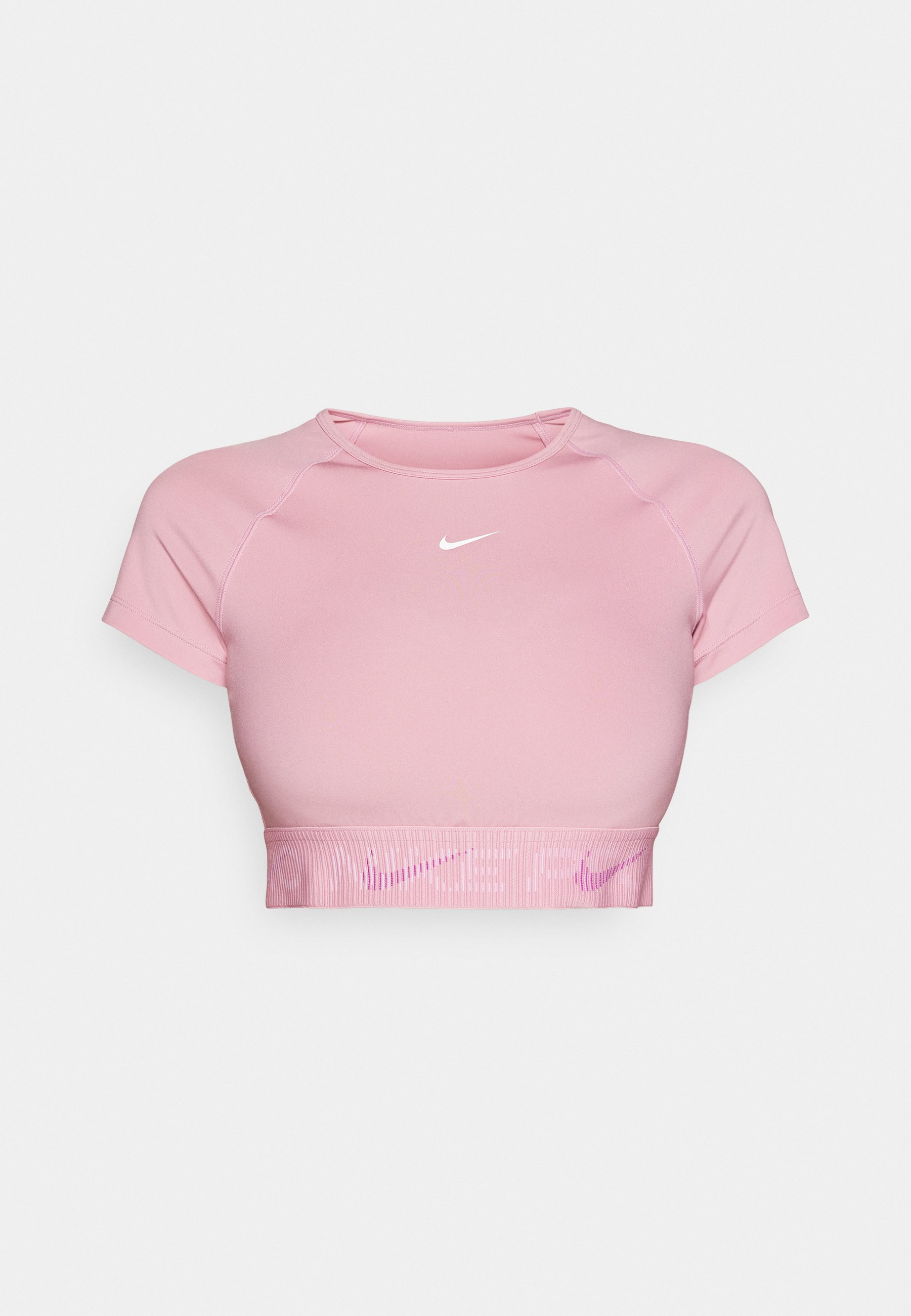 売れ筋商品|||ナイキ Tシャツ レディース トップス CROP TOP - Sports T-shirt - elemental pink/bold berry/white Nike Performance PRO - Sport T-Shirt - elemental pink/bold