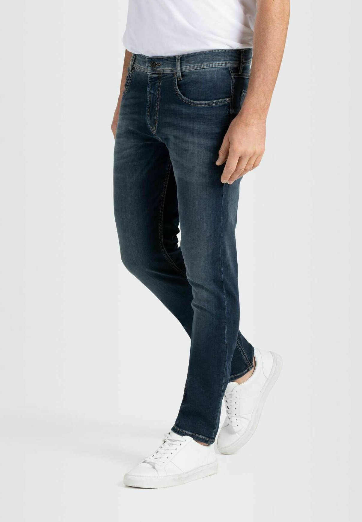 MAC Damen Jeans Laura Stretch Denim | Gr. 40/30 Blau Baumwolle Elasthan