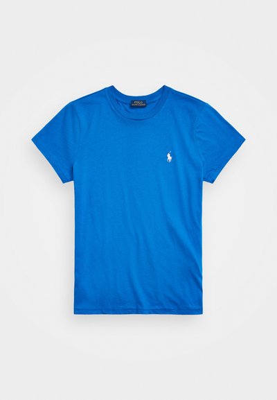 Polo Ralph Lauren COTTON JERSEY CREWNECK T-SHIRT - Lihtne T-särk - heritage blue