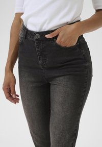Kaffe WILLOW  - Džíny Slim Fit - dark grey wash
