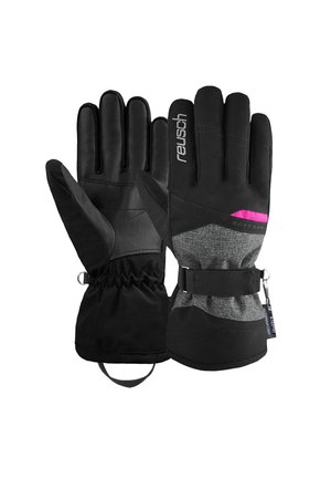 HELLEN R-TEX® XT - Fingerhandschuh - blck blck melang pink glo