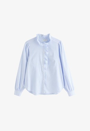 Lindex, LINDEX SHIRT WITH FRILL LINDEX - Skjortebluser - light blue