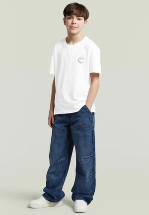 G-STAR, BOYS NIFOUS T-SHIRT - T-shirt con stampa - white