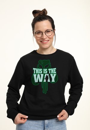 STAR WARS: THE MANDALORIAN WAY PATTERN - Sweatshirt - black