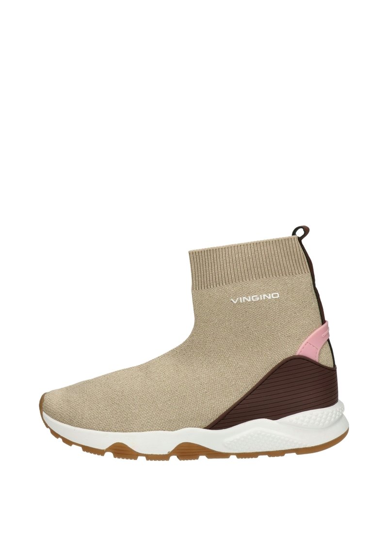 Vingino GINO - Höga sneakers - beige