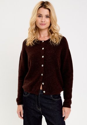 Cardigan - marron foncé