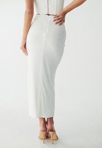 BWLDR CAITLYN MIDI SKIRT - Tubenederdele - white
