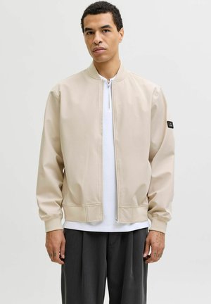 Jack & Jones PREMIUM Bomber dzseki - white melange