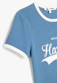 Koton CROP  - T-shirt print - dark blue