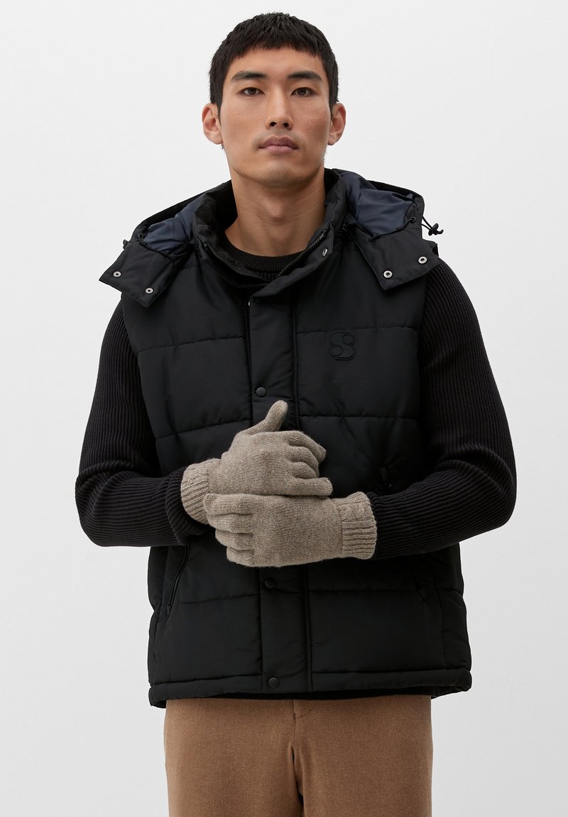 s.Oliver MIT STICKEREI DETAIL - Fingerhandschuh - cognac/braun meliert ... s.Oliver MIT STICKEREI DETAIL - Fingerhandschuh - cognac/braun meliert ...