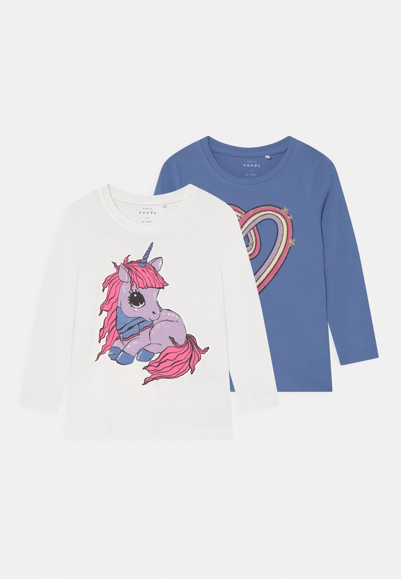 Name it NMFVEEN 2 PACK Langarmshirt ebb and flow/blau Zalando.de