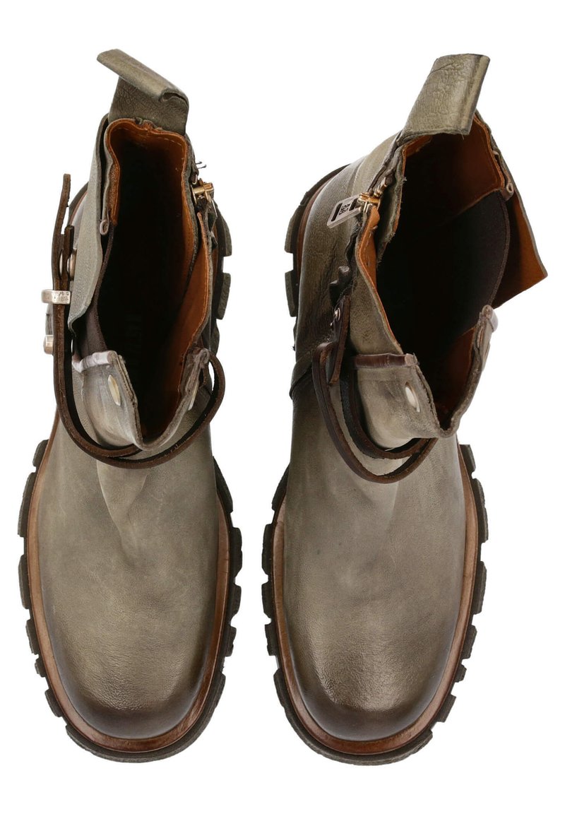 Damen Sneaker | A.S.98 Cowboy-/Bikerstiefelette cenere/anthrazit - IK35518 Damen Sneaker | A.S.98 Cowboy-/Bikerstiefelette cenere/anthrazit - IK35518