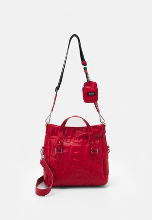 Desigual Libia Handtasche | Mittelgroße Umhängetasche Aus Recyceltem Polyester | Blumig Gesteppt In Schwarz