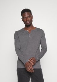 Pier One - Long sleeved top - dark grey melange Thumbnail Image 1