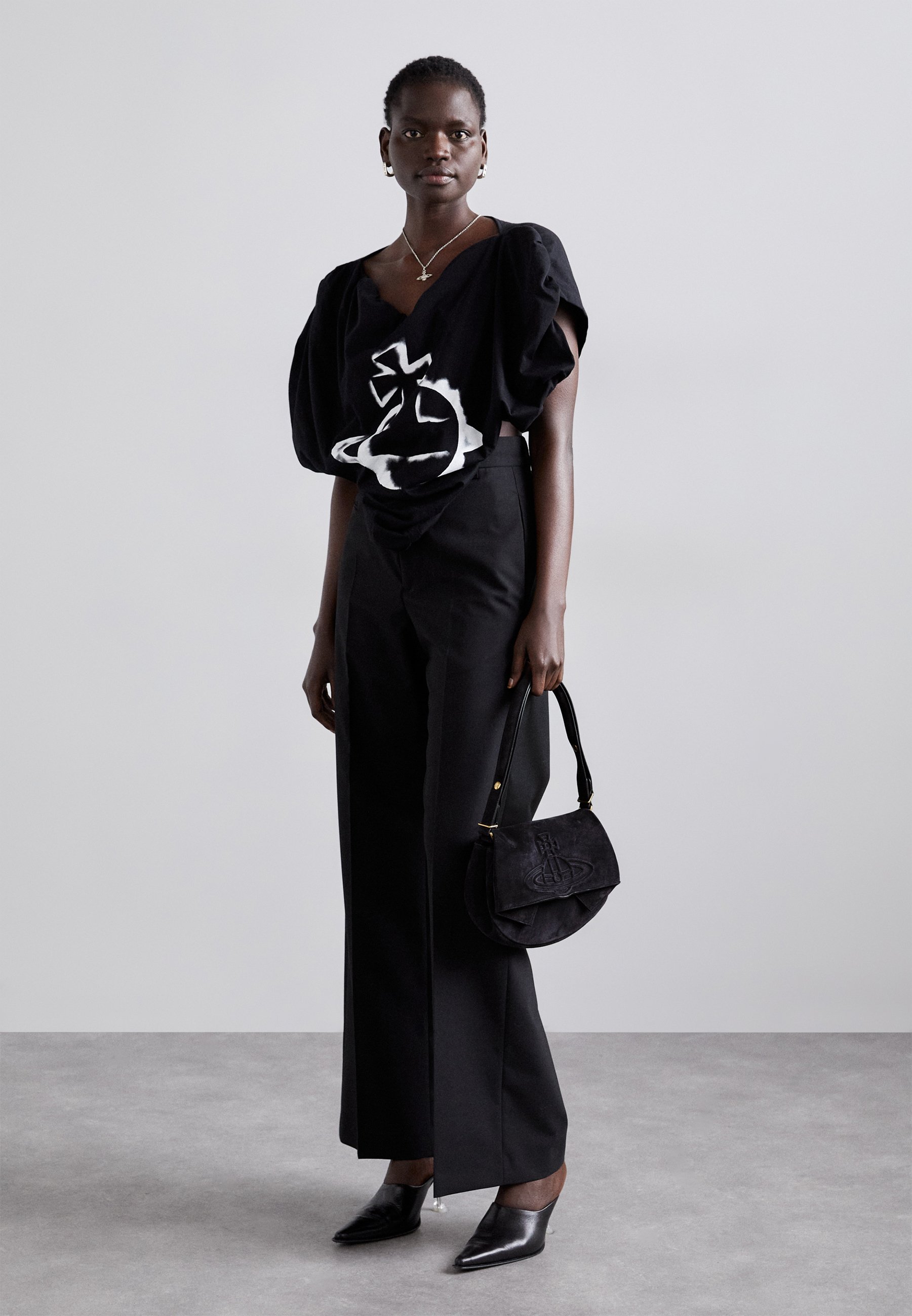 Vivienne Westwood SADIE SHOULDER BAG - Handbag - black - Zalando.ie
