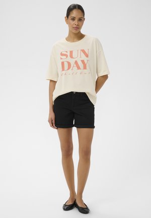 Kaffe Short en jean - black deep