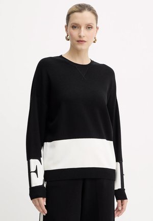 IN CON BANDE LUCIDE - Maglione - nero