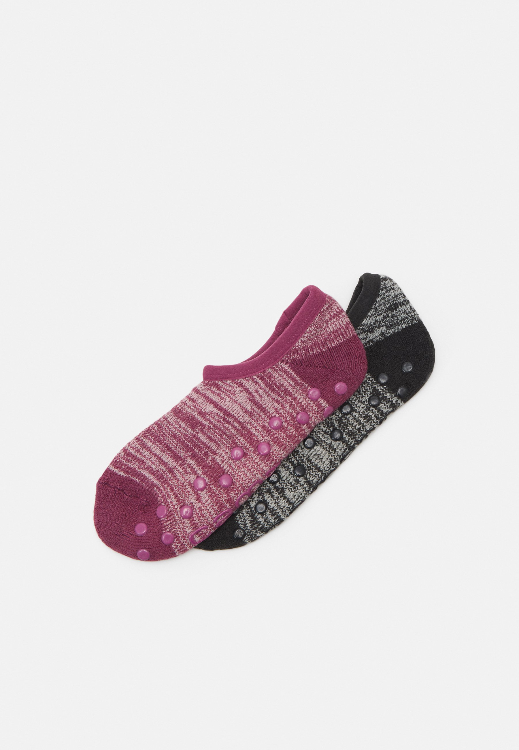 camano WOMEN MOULINE COSY SNEAKER PACK Trainer socks damson