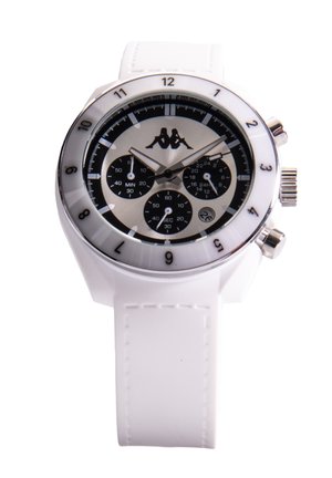 45 MM RUSH-CERCAMIC - Chronografické hodinky - white