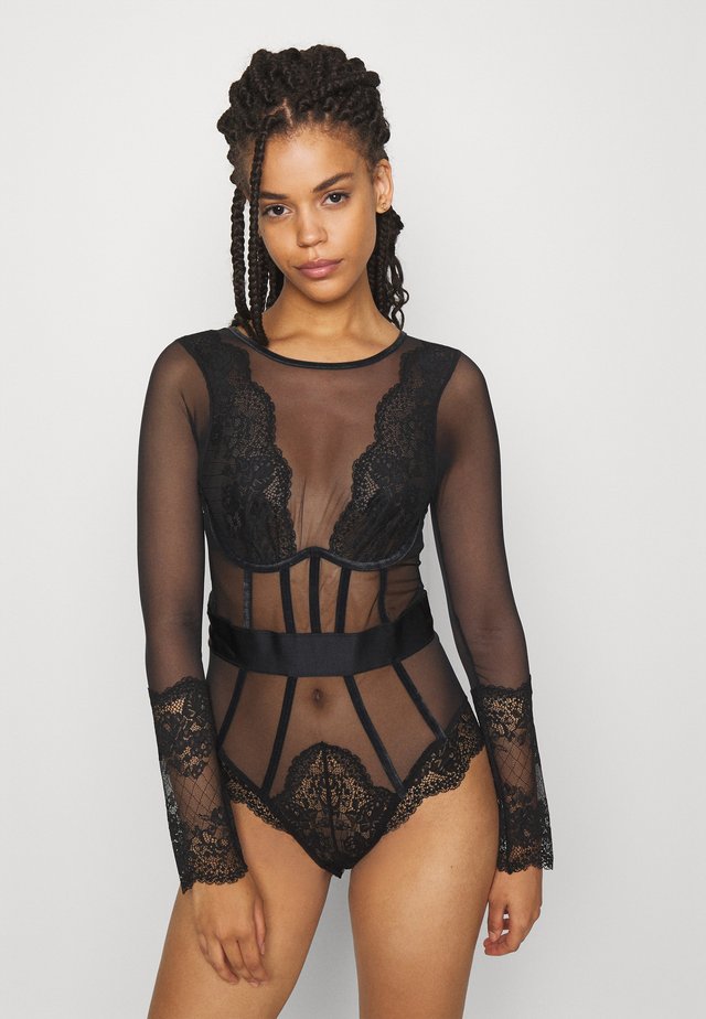 PRISCILLA UNDERWIRED - Body - caviar
