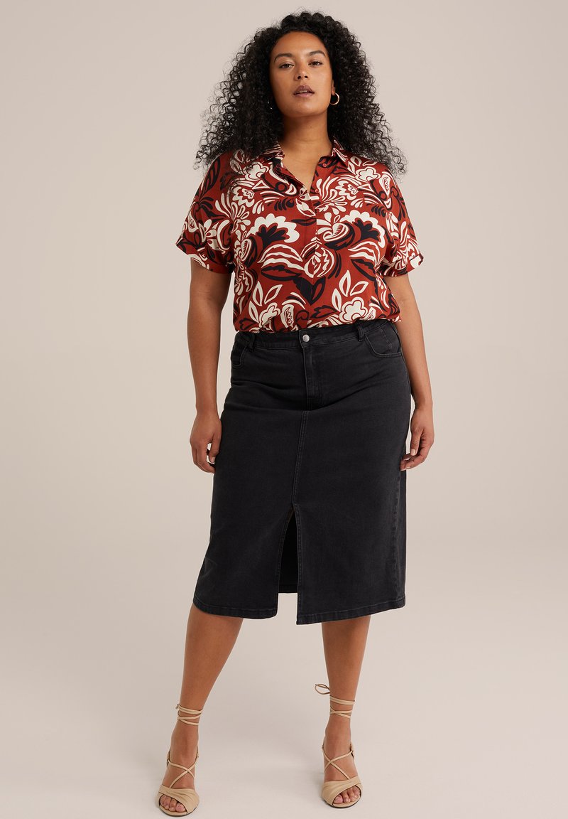 WE Fashion Overhemdblouse bruin WE Fashion Overhemdblouse bruin