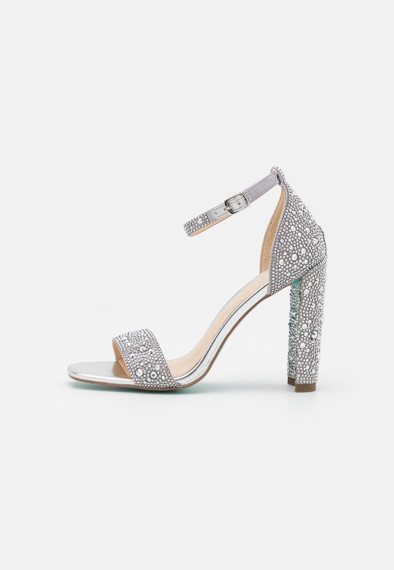 Blue By Betsey Johnson Sandalen met hoge hak zilverkleurig