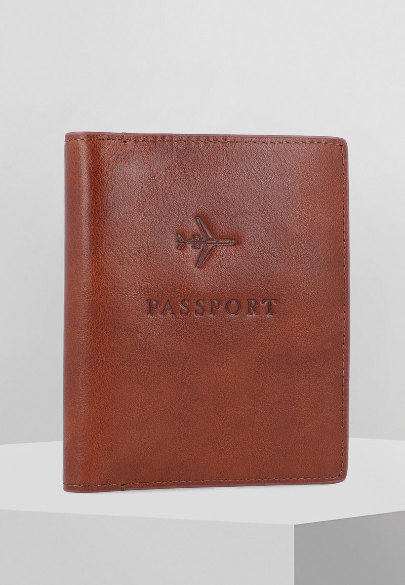 Fossil Custodia per passaporto - cognac