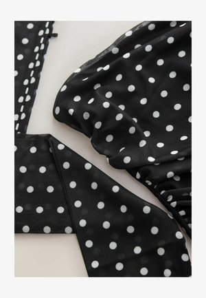 Next, Felső - black polka dot