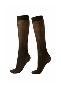 CALZEDONIA - Knee high socks - black