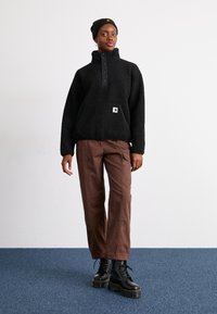 Carhartt WIP ELLIOT HIGH NECK LINER - Pulover iz flisa - black
