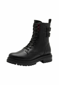 s.Oliver Botines con plataforma - black