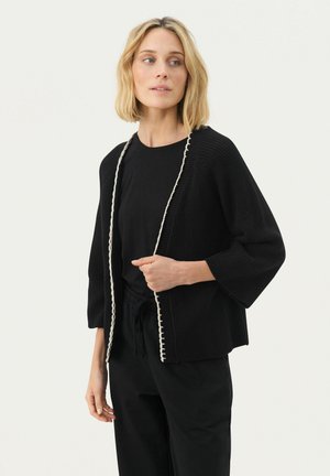 TRITTE - Strickjacke - black