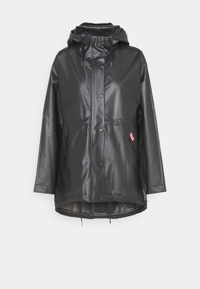 VINYL SMOCK - Parka - black