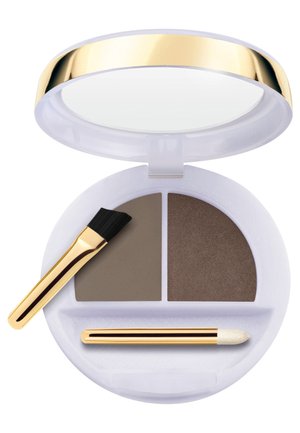FLAWLESS EYEBROWS MODELLING WAX+COLOURED POWDER - Eyebrow powder - n.3 dark brown