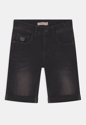 NKMSOFUS - Denim shorts - black denim