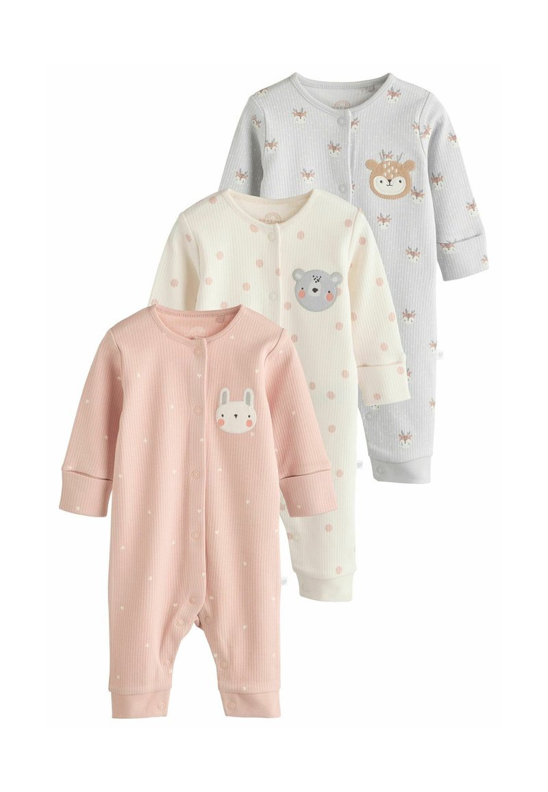 Next 3 PACK FOOTLESS - REGULAR FIT - Pijamale - grey pink