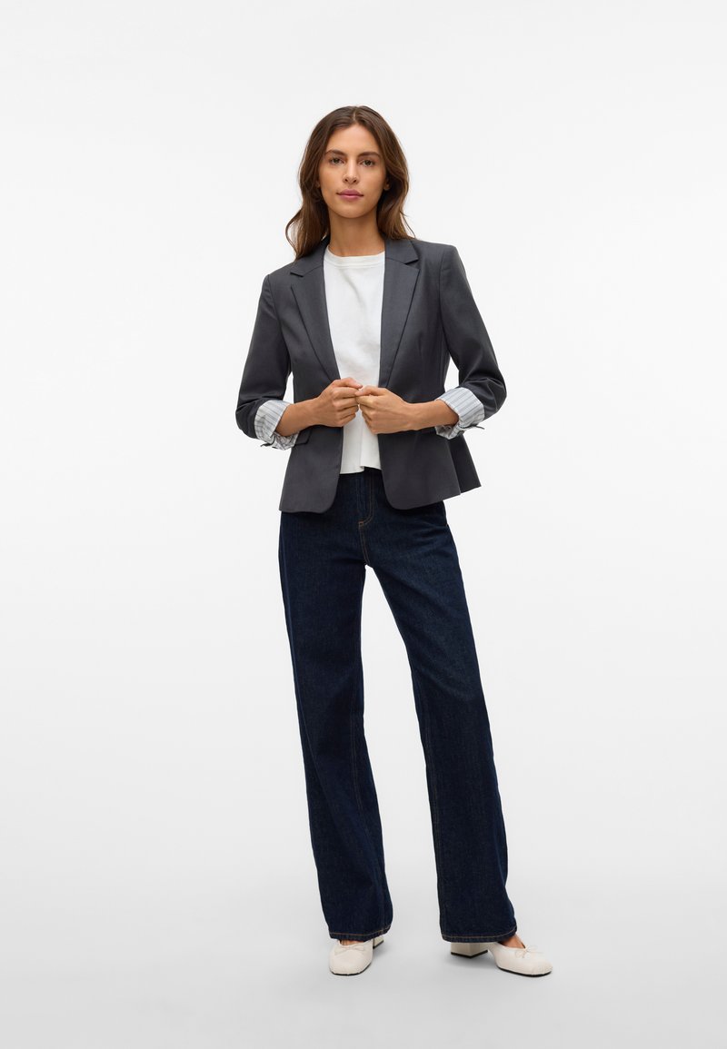 Vero Moda Blazer donkergrijs gemêleerd Vero Moda Blazer donkergrijs gemêleerd