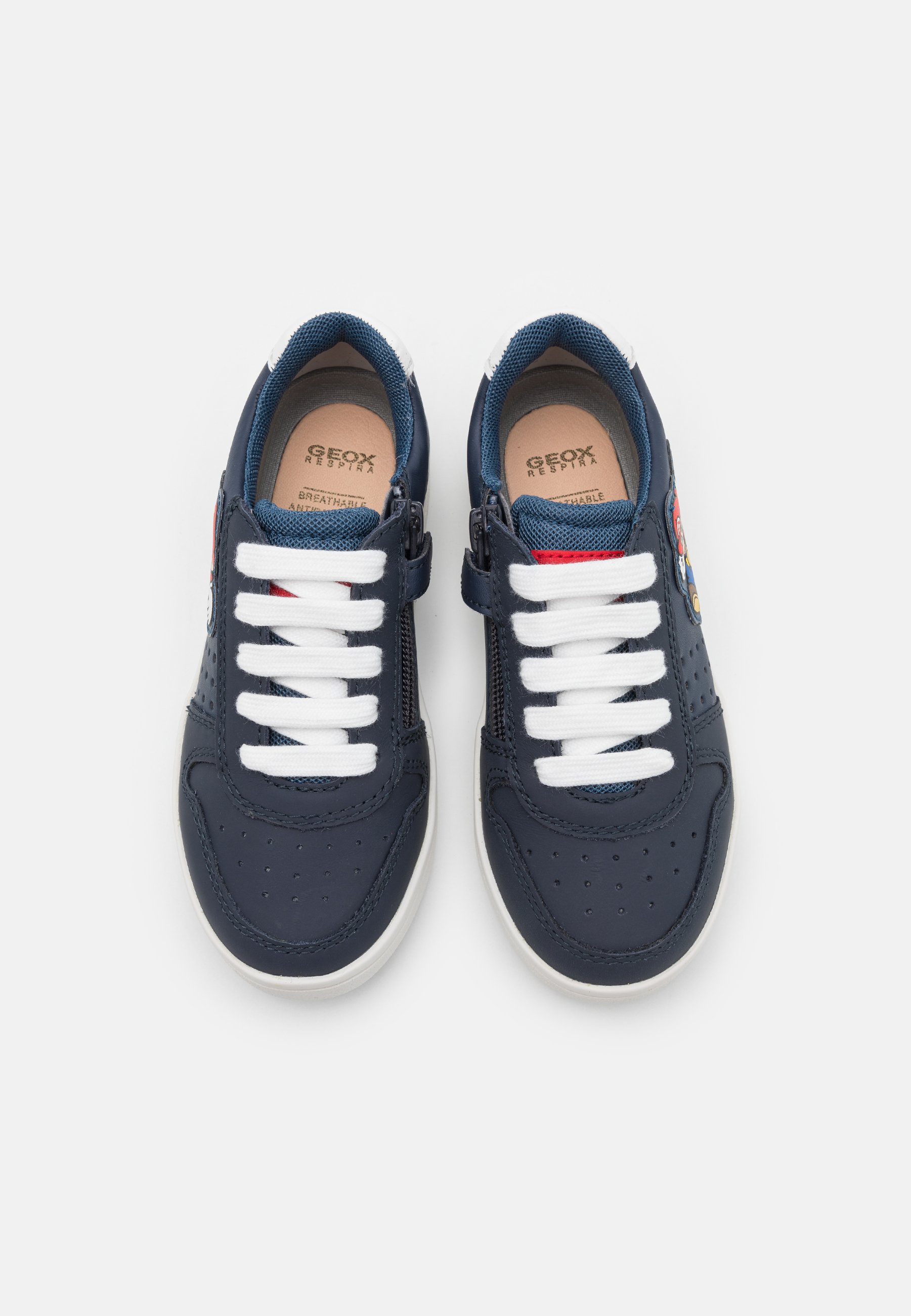 Geox NINTENDO SUPER MARIO GEOX JUNIOR DJ ROCK BOY - Sneakers laag -  navy/donkerblauw - Zalando.nl