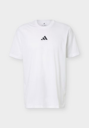 adidas Performance, CATEGORY TRAINING GRAPHIC - Sports T-shirts - white/black