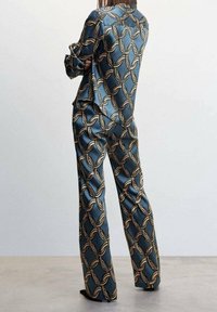 Mango Broek - dark blue